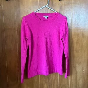 💞Bright pink J. Crew Mercantile sweater / women’s size small